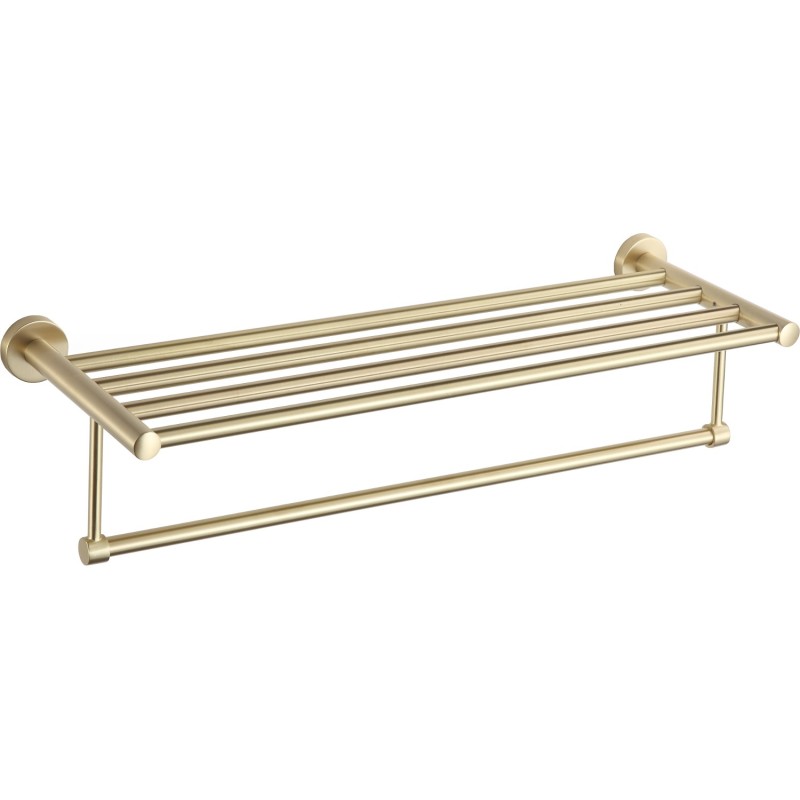 Mexen Remo handdukshylla, borstad guld - 7050720-55