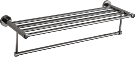 Mexen Remo handdukshylla, svart krom - 7050720-73