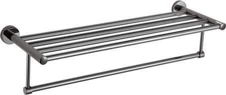 Mexen Remo towel rack, black chrome - 7050720-73