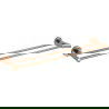 Mexen Remo suporte de toalha duplo, cobre escovado - 7050725-65
