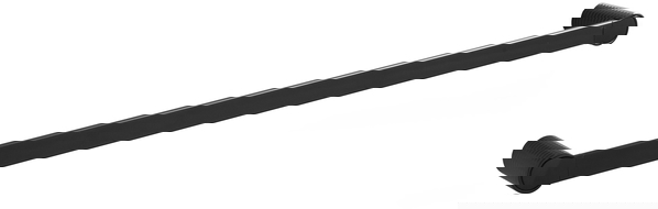 Mexen Base Handtuchhalter, schwarz - 7088224-70