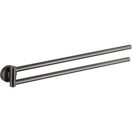 Mexen Remo double swivel towel rack, brushed gun gray - 70507255-66