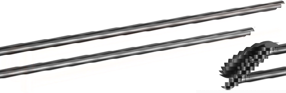 Mexen Remo double swivel towel rack, brushed gun gray - 70507255-66