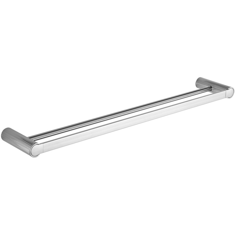 Mexen Base double porte-serviettes, chrome - 7088225-00