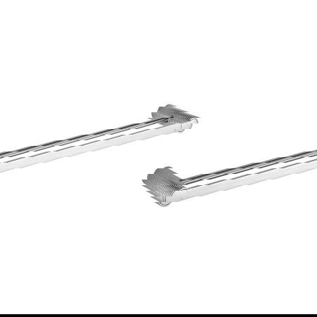 Mexen Base doble gancho para toalla, cromo - 7088225-00