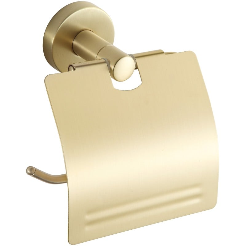 Mexen Remo Toilettenpapierhalter, gebürstetes Gold - 7050733-55