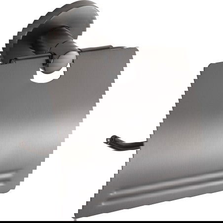 Mexen Remo soporte para papel higiénico, gris oscuro cepillado - 7050733-66