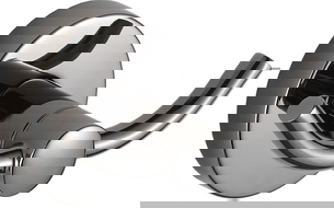 Mexen Remo crochet double pour serviette, chrome noir - 70507352-73