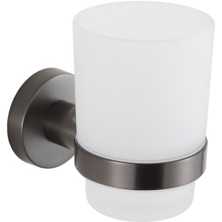Mexen Remo kubek na szczoteczki, gun gray szczotkowany - 7050738-66