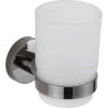 Mexen Remo kubek na szczoteczki, black chrome - 7050738-73
