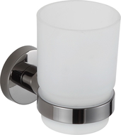 Mexen Remo kubek na szczoteczki, black chrome - 7050738-73