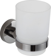 Mexen Remo toothbrush holder, black chrome - 7050738-73