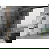 Mexen Mist H T Duschkabine, rechts aufschlagend, 95 x 95 cm, transparent, schwarz - 8A5T-095-095-70-00-P