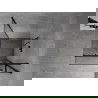 Mexen Mist H T Duschkabine, nach rechts öffnend, 120 x 120 cm, transparent, schwarz - 8A5T-120-120-70-00-P
