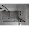 Mexen Mist H T shower enclosure with right hinge 120 x 75 cm, transparent, black - 8A5T-120-075-70-00-P