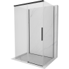 Mexen Rox-3S cabine de douche 3 parois coulissante 160 x 90 cm, transparent, noir - 8C2-160-090-70-00-3S