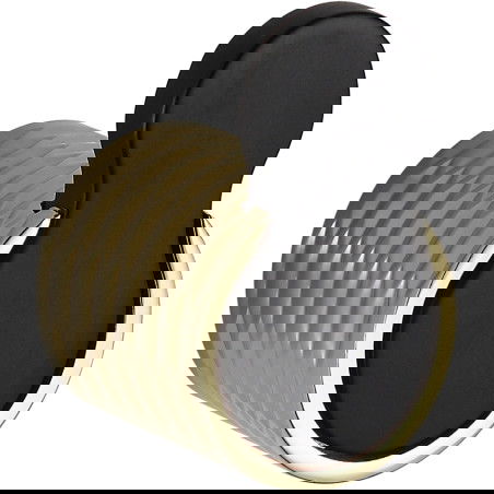 Mexen Base handdoekhaak, zwart/goud - 7088235-57