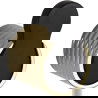 Mexen Base handdoekhaak, zwart/goud - 7088235-57