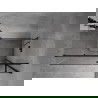 Mexen Mist H T Duschkabine rechts 90 x 100 cm, transparent, schwarz - 8A5T-090-100-70-00-P