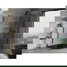 Mexen Mist H T Duschkabine rechts 90 x 100 cm, transparent, schwarz - 8A5T-090-100-70-00-P