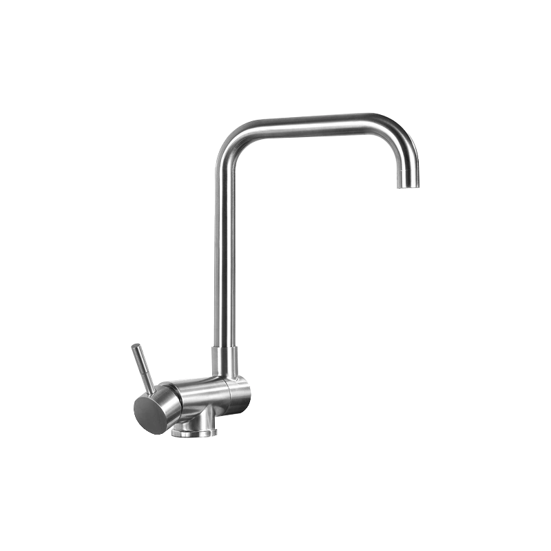 Mexen Madox keukenraamkraan, inox - 672000-00