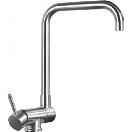 Mexen Madox rubinetto da cucina sotto finestra, inox - 672000-00