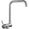 Mexen Madox keukenraamkraan, inox - 672000-00