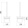 Mexen Remo toiletborstel, wit - 7050750-20