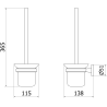 Mexen Remo Toilettenbürste, Roségold - 7050750-60