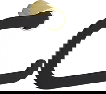 Mexen Base portacarta igienica, nero/oro - 7088233-57