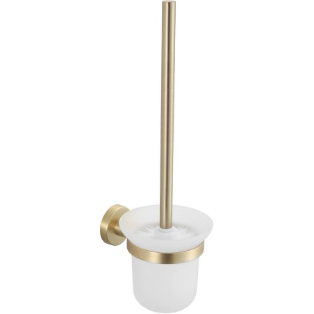 Mexen Remo spazzola per WC, oro spazzolato - 7050750-55