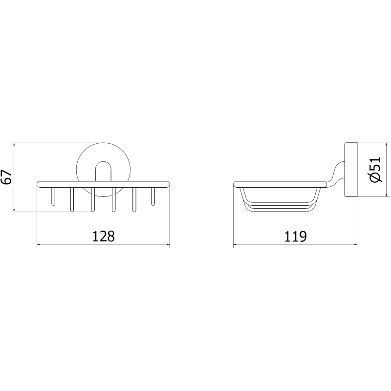 Mexen Remo bakje, wit - 7050751-20