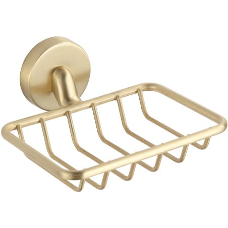 Mexen Remo soap dish, brushed gold - 7050751-55