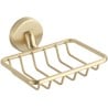 Mexen Remo soap dish, brushed gold - 7050751-55
