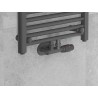 Mexen Uni-Term radiaatori nurgaklapp, Duplex, DN50, antratsiit - W907-000-66
