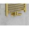 Mexen Heizkörperventil Eckform, Duplex, DN50, gold - W907-000-50