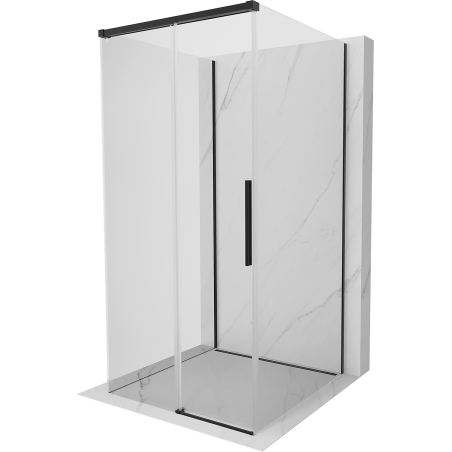 Mexen Rox-3S 3-wall sliding shower cabin 110 x 110 cm, transparent, black - 8C2-110-110-70-00-3S