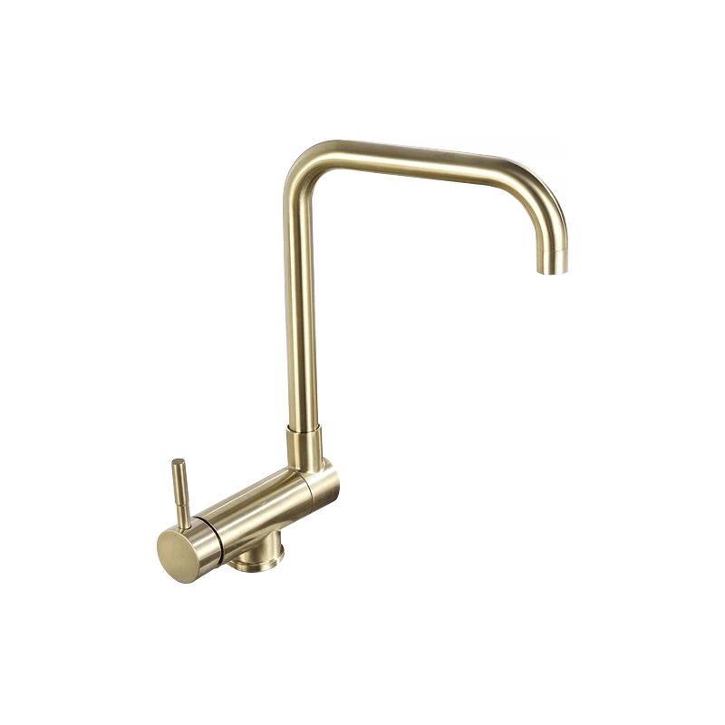 Mexen Madox grifo de cocina bajo ventana, oro cepillado - 672000-50