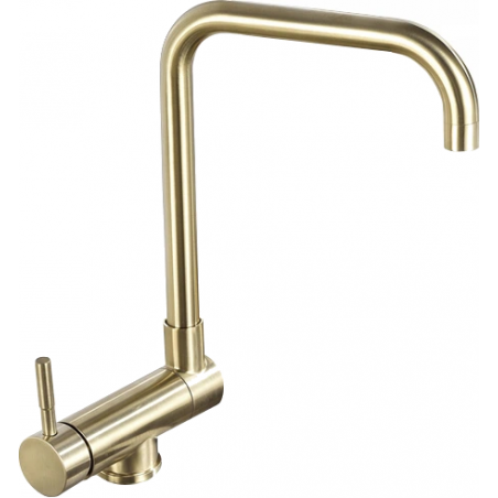 Mexen Madox grifo de cocina bajo ventana, oro cepillado - 672000-50