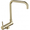Mexen Madox Fensterküchenarmatur, gebürstetes Gold - 672000-50