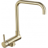Mexen Madox window kitchen faucet, brushed gold - 672000-50