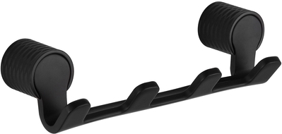 Mexen Base fyrhängd handdukshållare, svart - 70882354-70