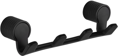 Mexen Base vierfacher Handtuchhaken, schwarz - 70882354-70