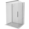 Mexen Rox-3S 3-seinaline lükandustega dušikabiin 150 x 80 cm, läbipaistev, püssimetall - 8C2-150-080-95-00-3S