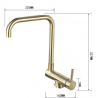 Mexen Madox window kitchen faucet, brushed gold - 672000-50