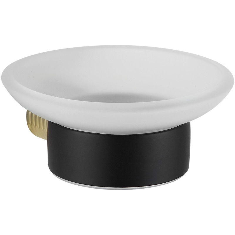 Mexen Base zeepbakje, zwart/goud - 7088239-57