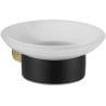 Mexen Base soap dish, black/gold - 7088239-57