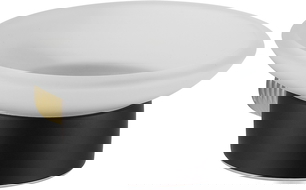 Mexen Base Seifenschale, schwarz/gold - 7088239-57
