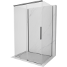 Mexen Rox-3S 3-sided sliding shower cabin 100 x 90 cm, transparent, gun metal - 8C2-100-090-95-00-3S