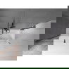 Mexen Velar Duschwand, 2-flügelig, 160 x 150 cm, transparent, Gun Metal - 896-160-000-01-95
